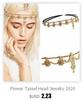 Fashion Bridal Rhinestone Hair Chain Head Jewelry For Women Multilayer Crystal Tassel Hair Jewelry Headbands Wedding Accessories
