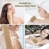 With Gloves Back Shower Strap Rustic Style Bath Towel Durable Jute Back Scrubber Set  Body Cleaning