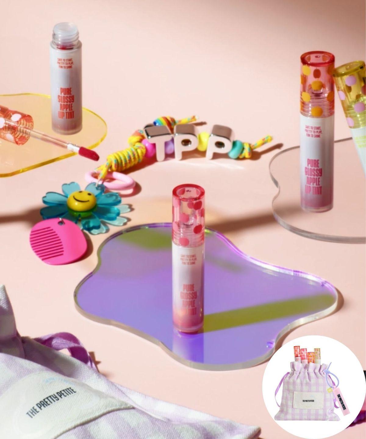 TPP Pure Glossy Apple Lip Tint (Select 3 colors) (Free pouch keyring included)