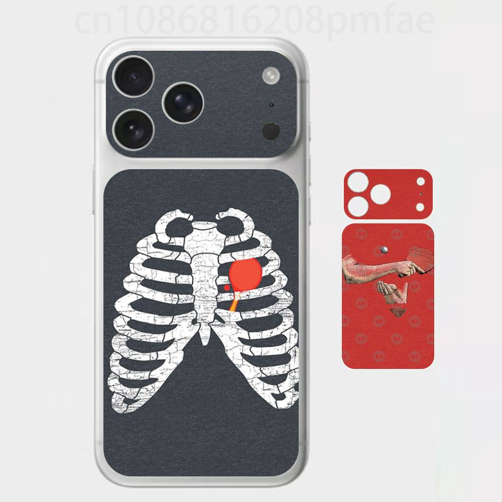 

Спортивный Пинг-понг 3D Полный корпус Наклейка-скин для iPhone 17/Pro/Pro Max Цветная Задняя Защитная наклейка iPhone17promax