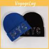 Nyc Letters Rhinestone Knit Hat For Unisex Autumn Winter Warm Cap Gift Fashion