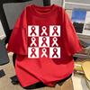 Checkerboard Awareness Symbol Short Sleeve Tshirt For Heart Disease Month Cardiology Nurse Gift Ashion Charity Campaign Tops