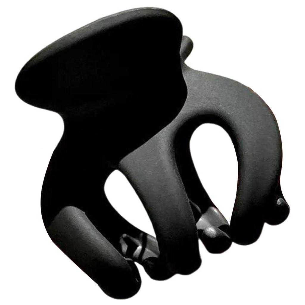 Matte Pumpkin Hair Claw Clip Simple Style Stable Grip Claw Clip for Thin Thick Long Short Hair