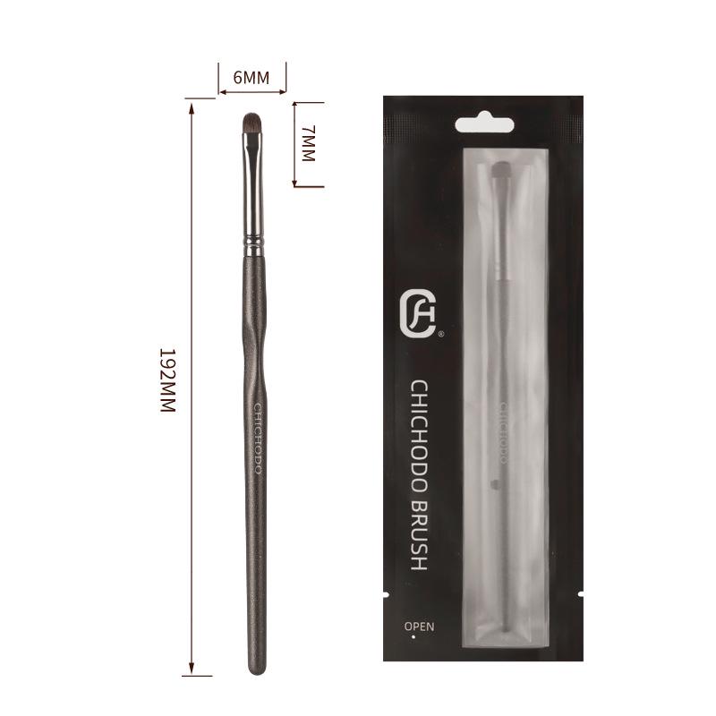 Rostfarbenes 20-teiliges professionelles Make-up-Pinselset mit Tierhaarwolle