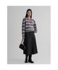 8SECONDS V-Neck Striped Pullover Purple