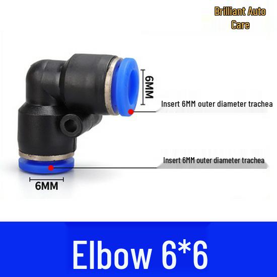 Telescopic Air Hose Set: 8mm/6mm Coil Tube, Scissor Lift Spring, Cylinder Connector Fittings
