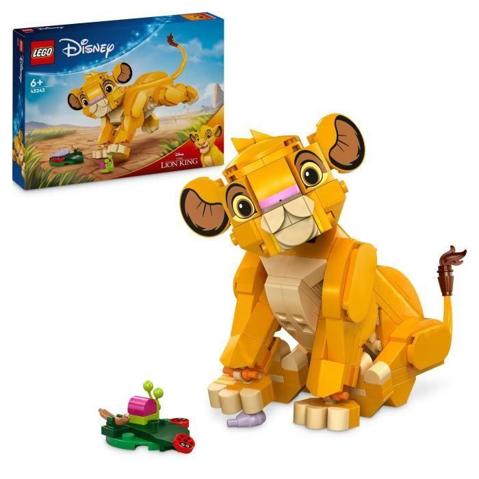 LEGO® Disney 43243 Simba, le bébé du Roi lion, jouet de construction, idée cadeau