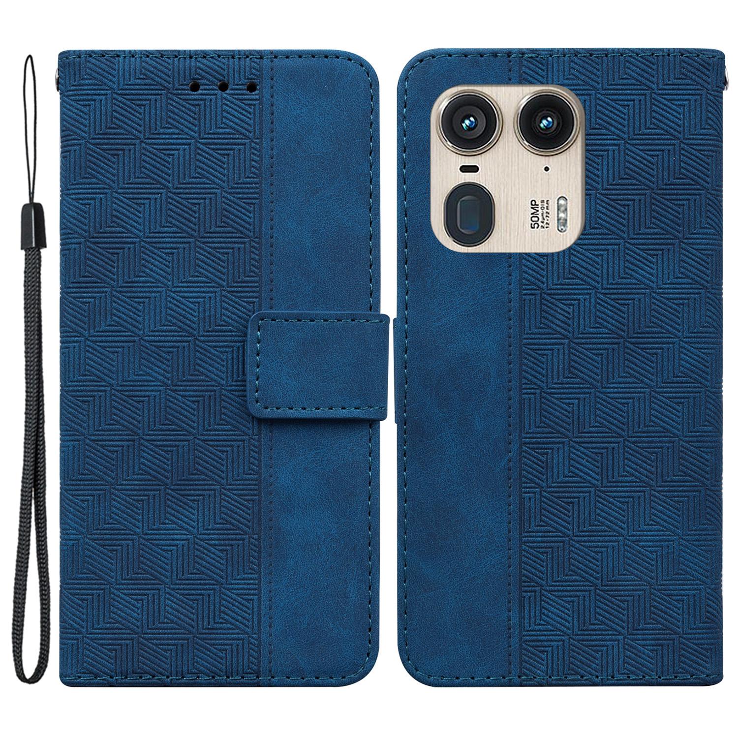 

For Motorola Edge 50 Ultra 5G/Moto X50 Ultra 5G Stand Mobile Phone Case PU Leather Wallet Phone Cover with Imprinted Pattern A