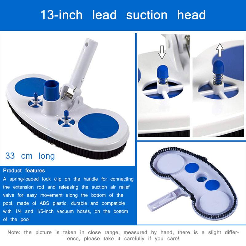 Accesorios piscina aspiradora herramienta de limpieza de succión fuente de  cabezal comprar a buen precio — entrega gratuita, reseñas reales con fotos  — Joom