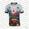 The 2026 New Zealand Warriors Rugby Training Uniform T-shirt Is A Must-have for Men and Women, Featuring A Quick-drying Top