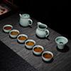 Bafangli Stainless Steel 10-Piece Chinese Tea Set