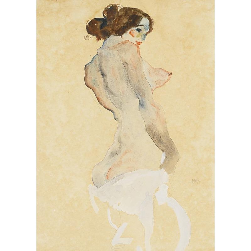 Egon Schiele Słynna Wystawa Obraz na Płótnie Portret Ciała Ludzkiego Plakaty Wydruki Sztuka na Ścianę Obrazy Nordyckie do Pokoju Wystrój Domu