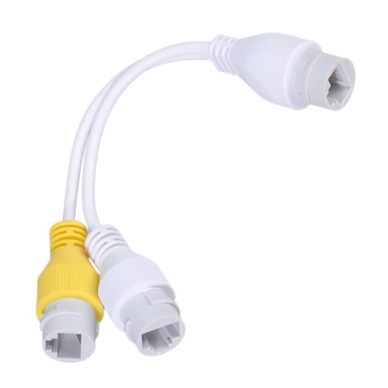 Outdoor POE Splitter 2 in 1 Networking Connector POE Splitter for Networking Monitoring System RJ45 Connector Splitter