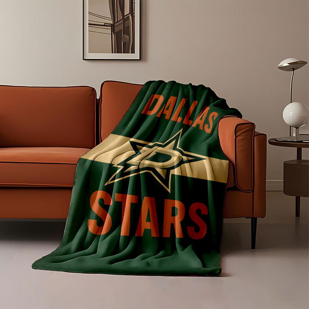 Dallas Stars Hockey Logo Blanket print blanket soft and cozy perfect for the living room bed sofa or a nap,gift