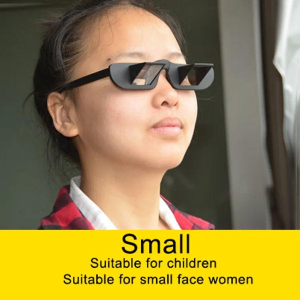 Horizontal Type Lazy Glasses Creative Refractive Glasses Fashion Lying Down View  Men Women