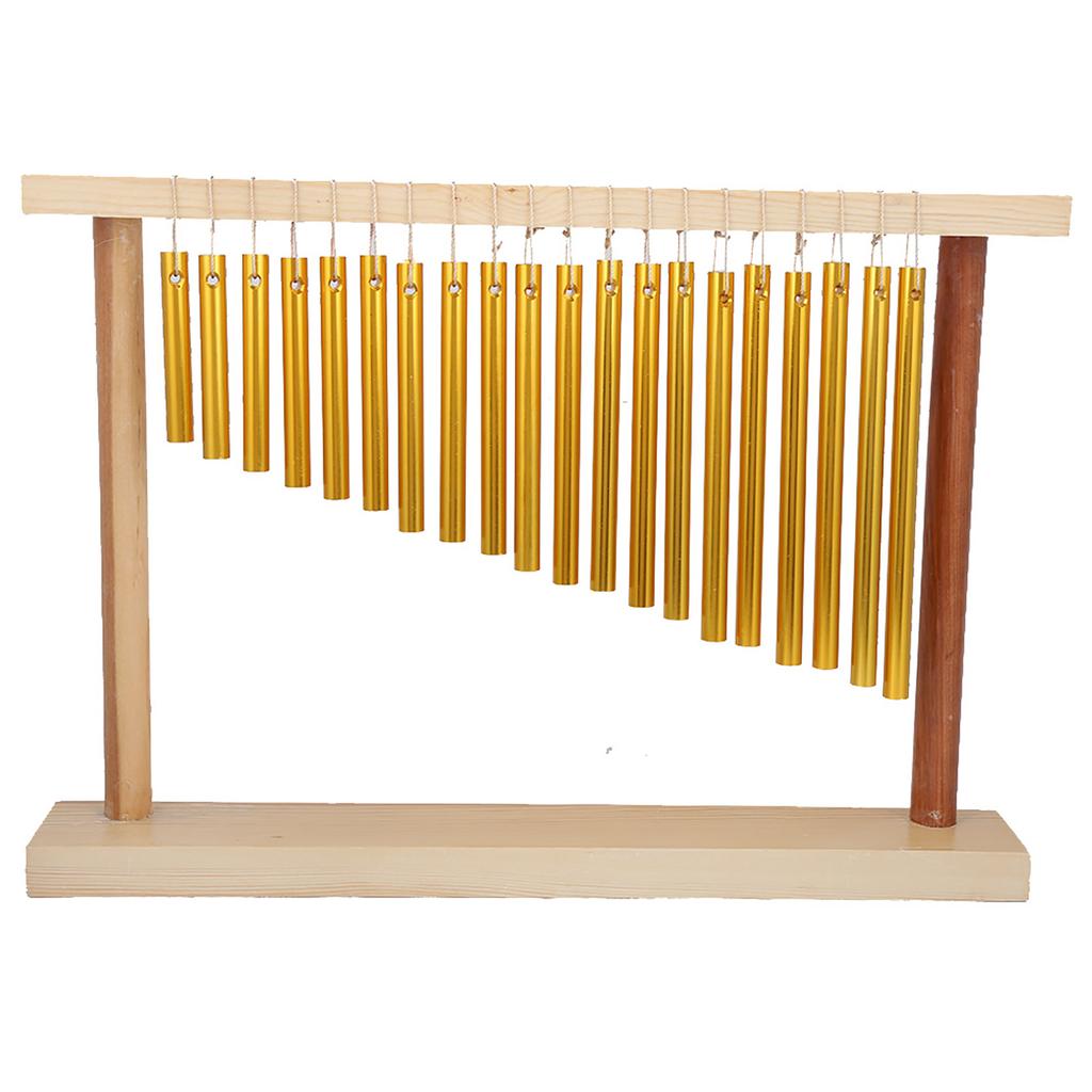 20‑Tone Wind Chimes Table Single‑Row Percussion Instrument Children s Musical Toy + Hammer