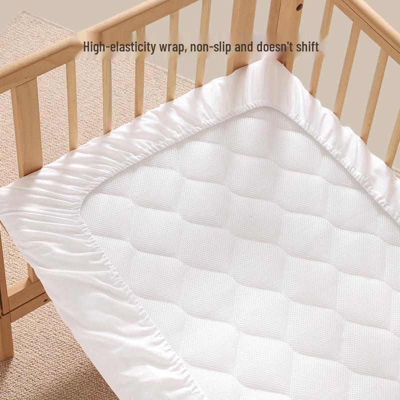 Rouxun Pure Cotton Patchwork Baby Crib Mattress Cover - All Seasons