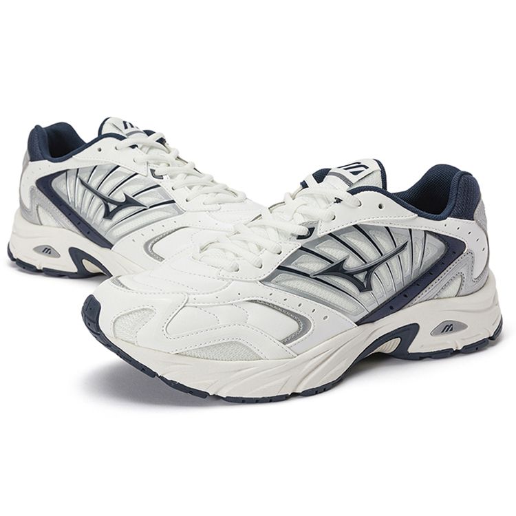 Mizuno Fidschi 2K Casual Retro Low-Top Laufschuhe Unisex Sneaker Weiß Blau Grau D1GH223701