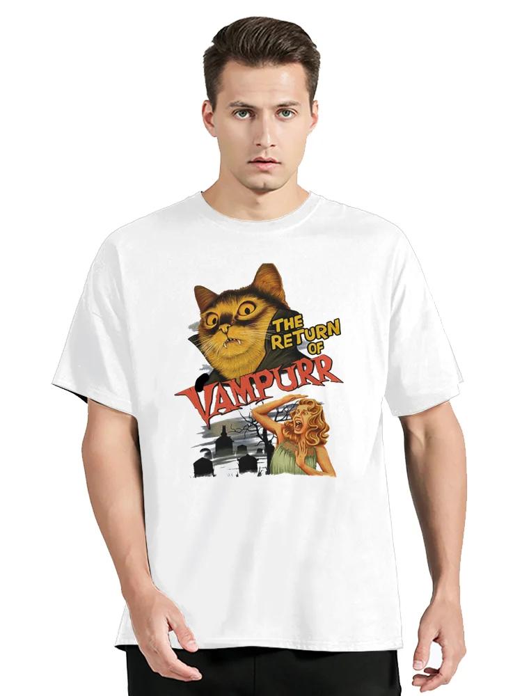 The Return Of Vampurr T-Shirt Men Women Fashion T Shirt Cotton Tshirt Kids Hip Hop Tops Tees Summer Anime Camiseta Cat