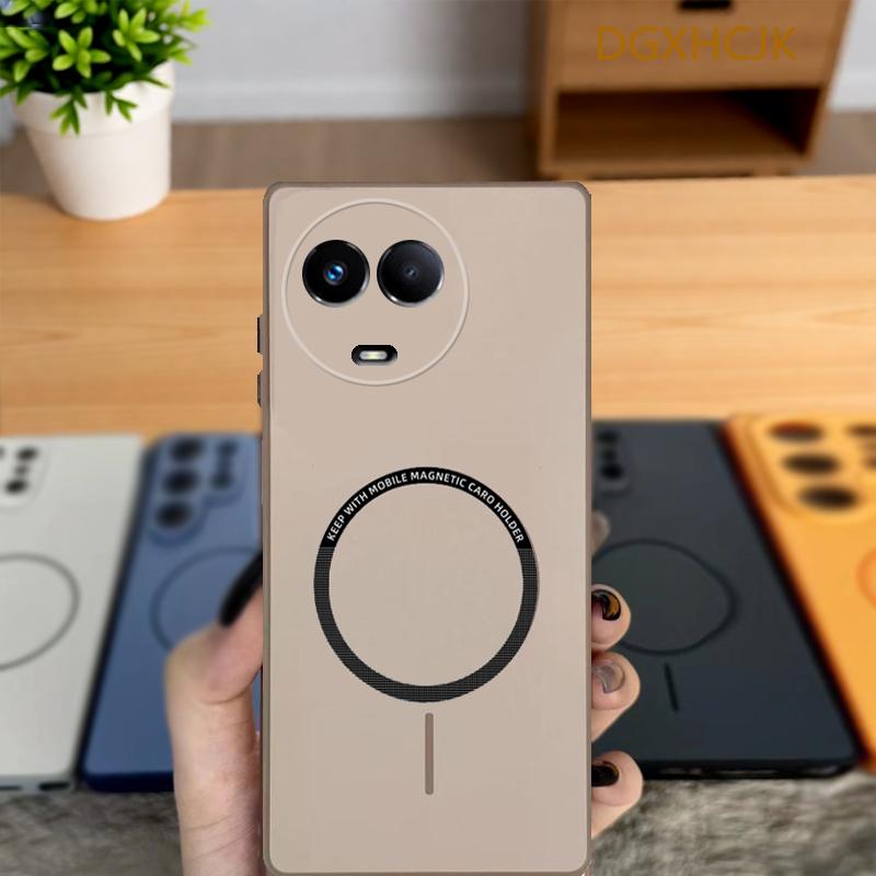 

Для Realme 11 5G Чехол Realme 11X Чехол для телефона Realme C67 5G Обложка Narzo 60X Ударопрочный Цветной Магнитный Жесткий Силиконовая задняя крышка realme 11 5G