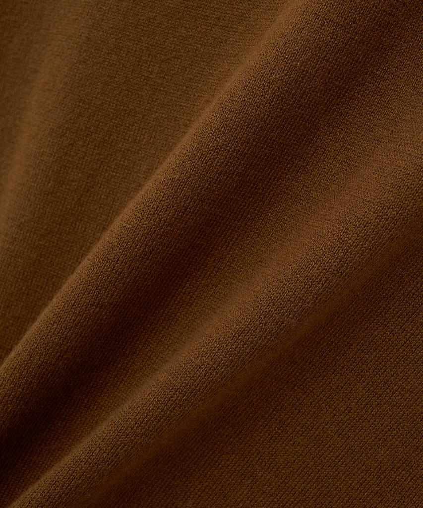 NOIRER Cashmere Cotton Turtleneck (Brown)