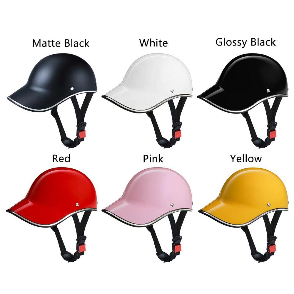 1Pcs with Adjustable Strap Safety Helmet Universal Baseball Cap Hat  Electric Bicycle Accessories
