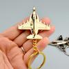 Realistic Detail Metal Aircraft Keychain Unique Key Rings Adornment Suitable For Travel Lovers And Distinctive Gifts