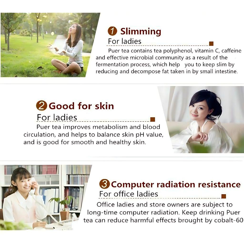 357g Top Grade Ripe Puerh Tea Cooked Tea Cake Collected Yunnan Puerh Qizi Cake