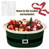 Cotton Rope Christmas Woven Storage Basket Large Capacity Small Item Storage Basket  Xmas Gifts