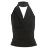 Y2K Caldo Emo Estate Donne Gyaru Acubi Streetwear Sexy Casual Nero Bianco Grunge Senza Maniche Schiena Nuda Halter Gilet Crop Top Vestiti