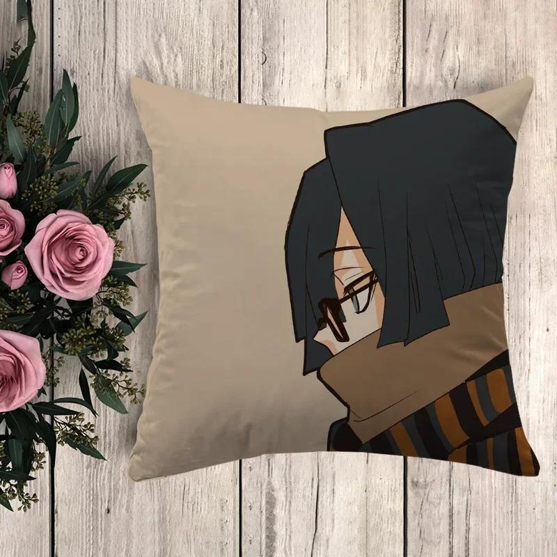 Kissen Demon Slayer Dekorative Kissenhülle Kissenbezug x Kissenbezüge Herbstdeko Sofakissen Bezüge für Bettkissen