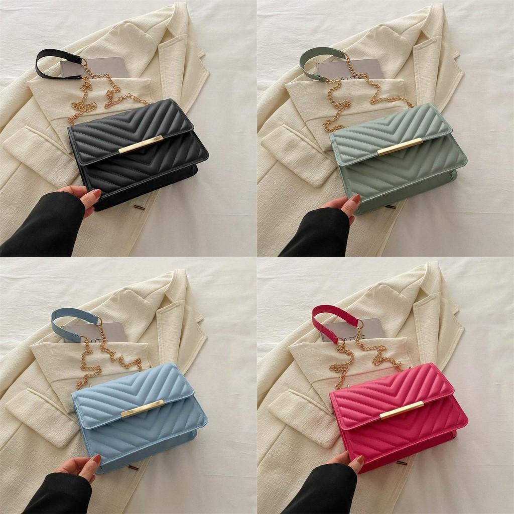 Fashionable And Chic Summer Women's Small Shoulder Bag With Trendy Chain Strap In Multiple Colors
