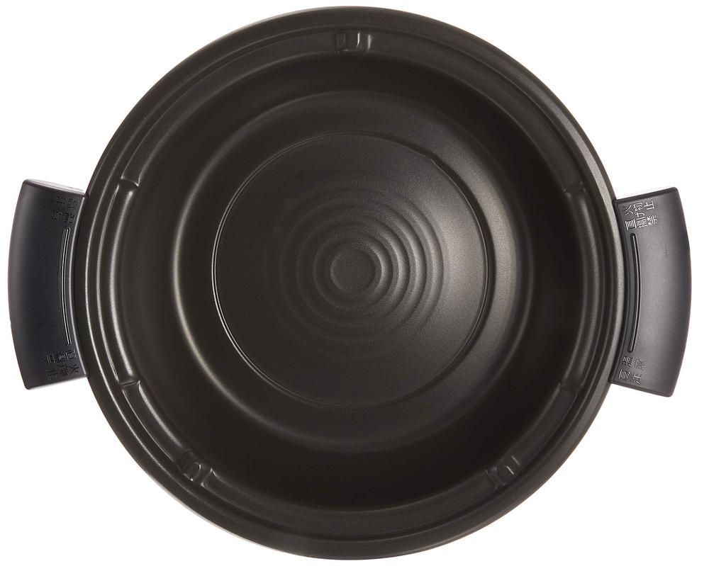 Panasonic IH-kompatibel gryte med glasslokk Bordplate Svart KZ-AN10-K