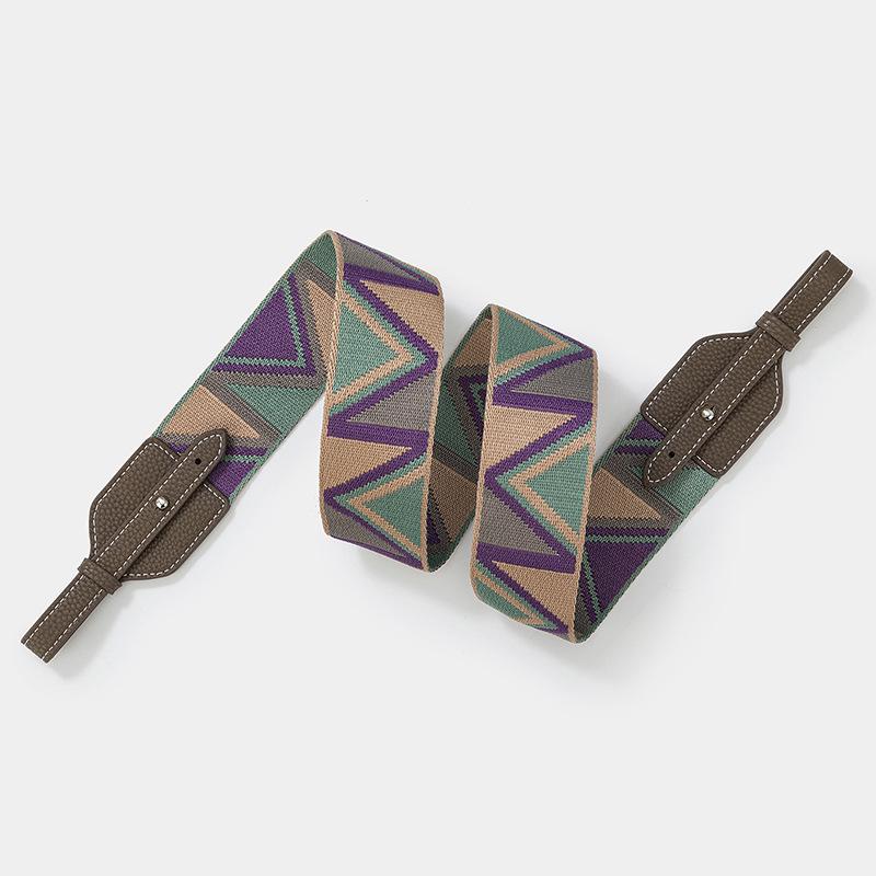 

Жаккардовый широкий плечевой ремень для сумок Basket, Lindy и Pig Nose 70 cm