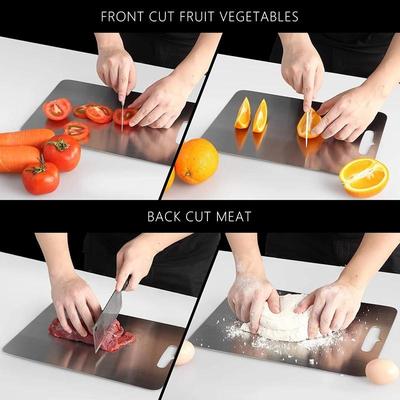 Double-Sided Use Chopping Board Gadgets Stainless Steel Tools