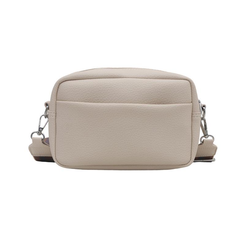 

Wide shoulder strap small square bag women s summer fashion trend pu shoulder bag lychee pattern messenger bag women s bag покинуть белый
