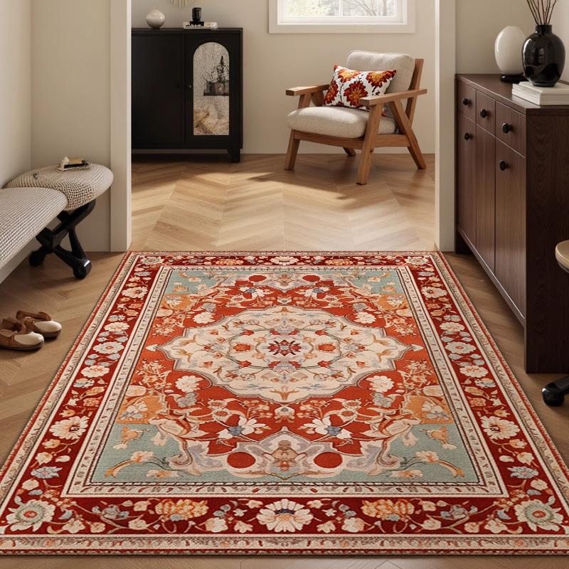 American Style Carpets for Living Room Anti-slip Cloakroom Rug Large Area Bedroom Decor Carpet Washable Bedside Soft Floor Mat