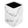 Modern Marble Pattern Trash Can Double Layer Design Large Opening Bathroom Kitchen Office Waste Basket Bathroom Trashcan
