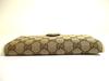 Authentic GUCCI Beige GG Canvas White Leather Heart Motif Flap Wallet #a710  Refurbished
