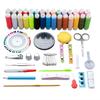 Sewing Kit Complete Set with Threads Needles Scissors Tape Measure Buttons and More for DIY Handcraft Projects Home and Travel