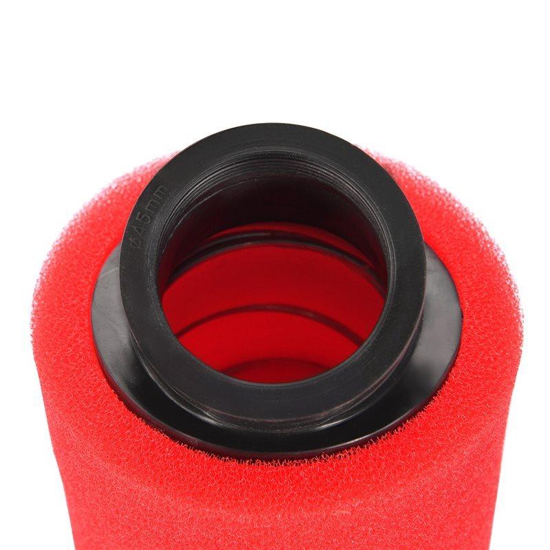 Air Filter 45Mm Red Foam Sponge Cleaner For Moped Scooter Dirt Pit Bike Motorcycle ATV For Dirt Bike Air Filter