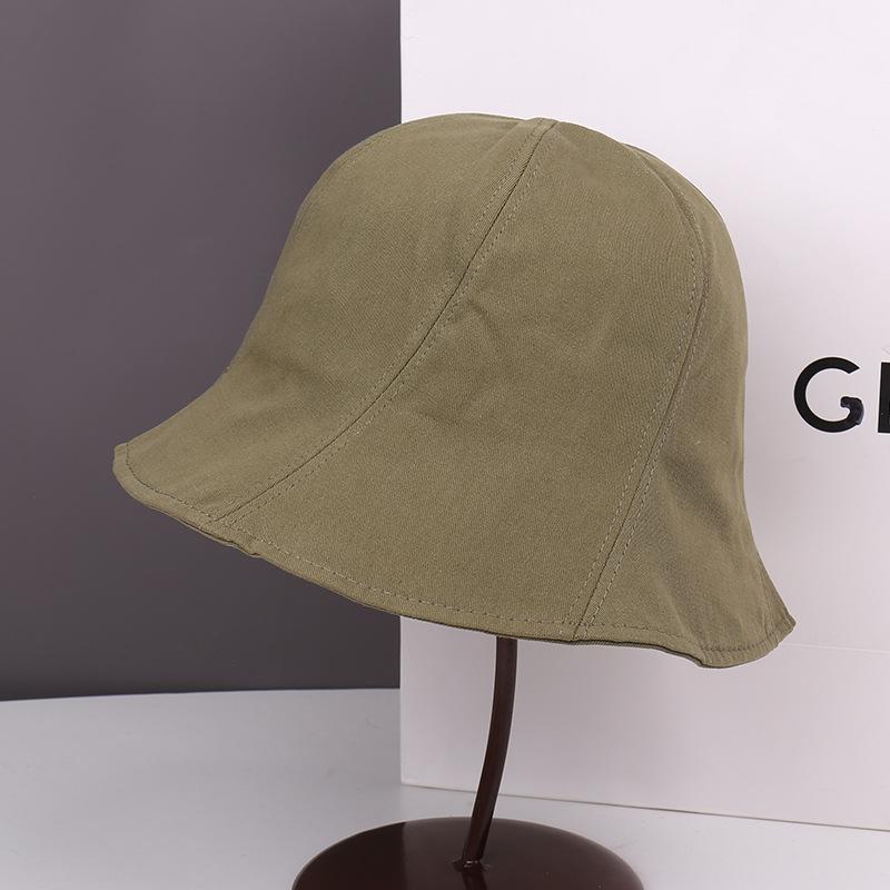 Spring New Letter Fisherman Hat Children Wide Brim Sunshade Sunscreen Hat Showing Face Small Leisure Beach Basin Hat