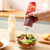 200/300ml Leak Proof Squeeze Sauce Bottle with Visible Scale Controlled Quantity for Soy Sauce Vinegar Honey Condiment Dispenser