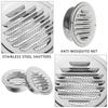 Stainless Steel Exterior Wall Air Vent Grille Various Size Round Ducting Ventilation Grilles  Office Air Vent