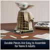 4D Build, Star Wars Grogu 3D-Modellbausatz, Star Wars Sammlerstück & Schreibtischdekoration, Puzzle für Erwachsene, Konstruktionsspielzeug, 103 Teile, 3D-Puzzle, Geschenkidee für Alter 12+