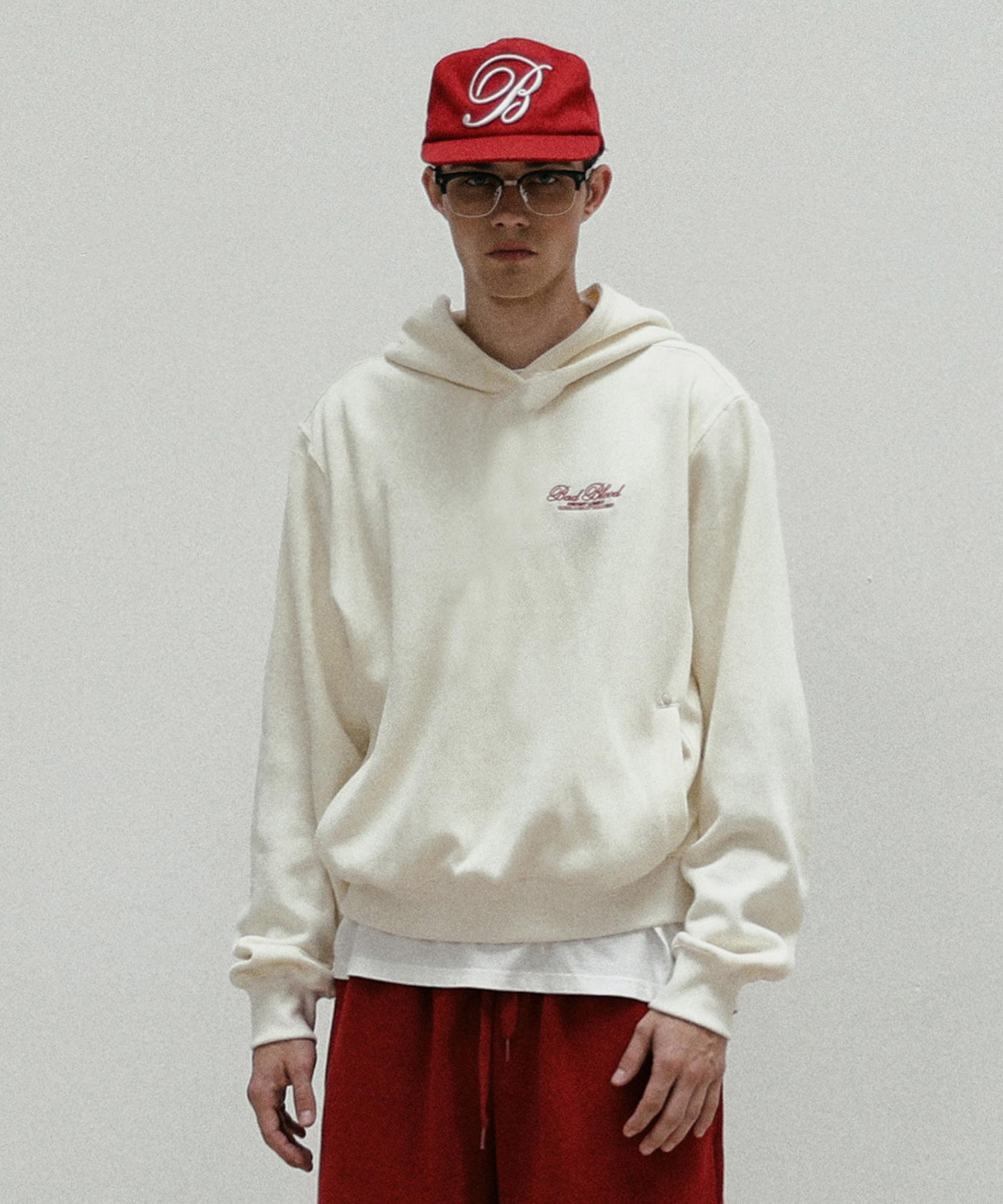 Bad Blood Classic Logo Hoodie - Cream White M