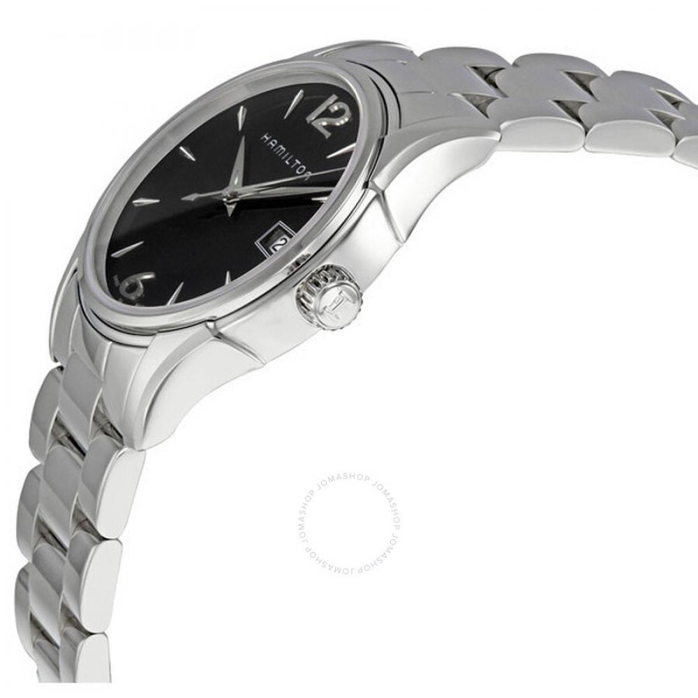 Hamilton Jazzmaster Black Dial Stainless Steel Ladies Watch H32351135