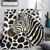animal patterns Print Flannel Blanket High quality Comfortable for All Seasons Home Decor Warmth and Comfort Perfect for Christmas Gifts