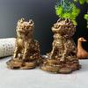 Imitation Copper Qilin Ornaments for Home, Office, or Shop Decor.