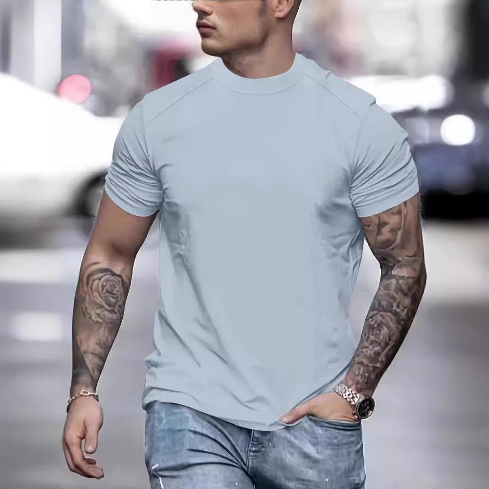 Men's T-shirt Round Neck Casual Top